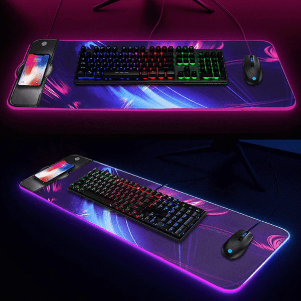 Wireless Charging RGB Gaming Mouse Pad